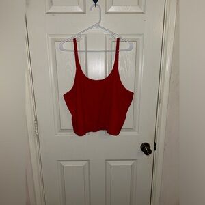 Cozy cropped sweater tank